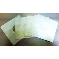 MUSIC PROTECTION INNER SLEEVE DELUXE ANTISTATIC WHITE CENTER HOLE