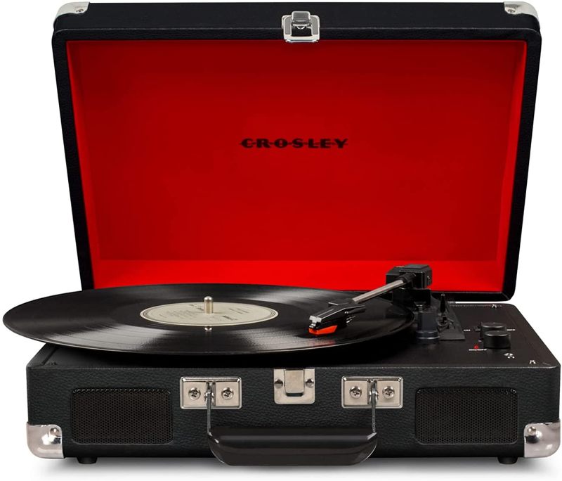 CROSLEY CRUISER DELUXE BLACK 2 WAY BLUETOOTH